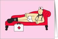 Sexy Gay Male Funny Cartoon Happy Doctors’ Day card