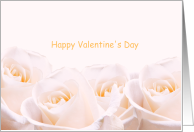 Romantic Pale Pink Roses Happy Valentine’s Day to My Wife card