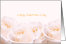 Romantic Pale Pink Roses Happy Valentine’s Day to My Wife card