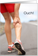 Get Well Soon Recovery from Injury for Runner card