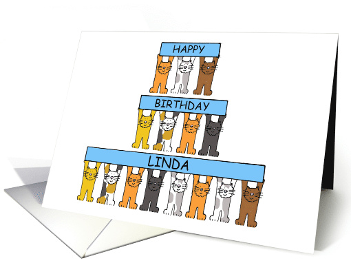 Happy Birthday for Cat Lover to a Personalize with Any Name card