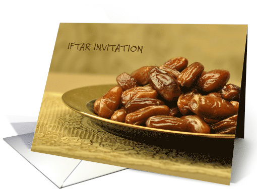 IFTAR INVITATION Dates Breaking of the Fast card (1354278)