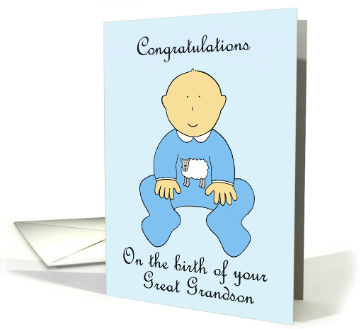 Congratulations on the Birth of Great Grandson Cute... (1364466)