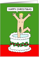 Cartoon Naked Man...