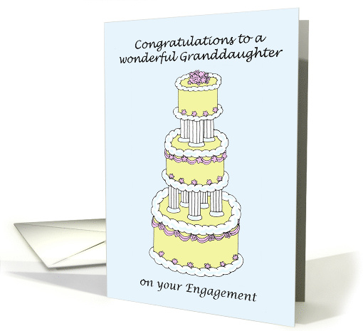 Congratulations to Granddaughter on Engagement card (1368994)