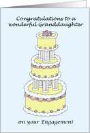 Congratulations to Granddaughter on Engagement card