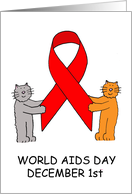 December 1st World AIDS Day Blank Inside card
