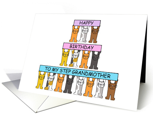 Step Grandmother Happy Birthday card (1392994)