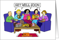 Get Well Soon from Everyone in the Book Group card
