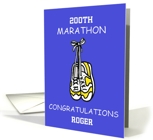 Multiple Marathons Congratulations to Customize Any Name... (1439316)