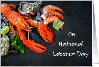 National Lobster Day June 15th Delicious Ingredients card