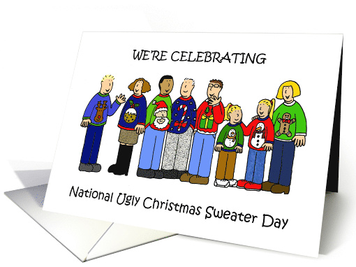 National Ugly Christmas Sweater Day Invitation. card (1461320)