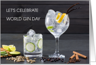 World Gin Day Second Saturday in June Delicious Drinks card