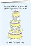 Congratulations Great Nephew and his Wife on their Wedding Day card