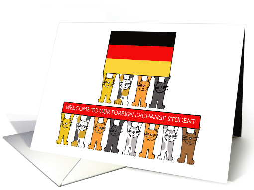 Welcome to Our German Foreign Exchange Student card (1490394)