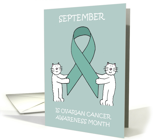 September is Ovarian Cancer Awareness Month. card (1490460)