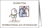 International Day of Radiology November 8th Cartoon Radiologist card