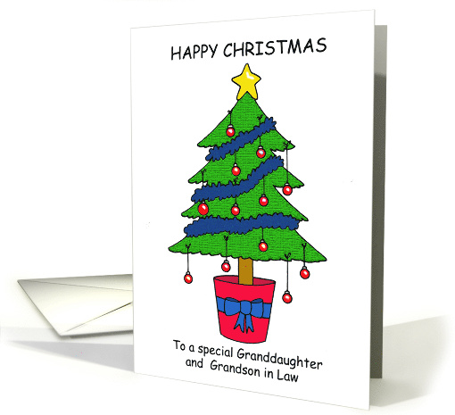 Happy Christmas Granddaughter and Grandson in Law card (1505122)