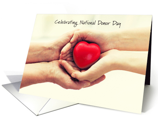 National Donor Day February 14th Two Pairs of Hands... (1514172)