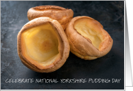 National Yorkshire Pudding Day Tasty Yorkshire Puddings card