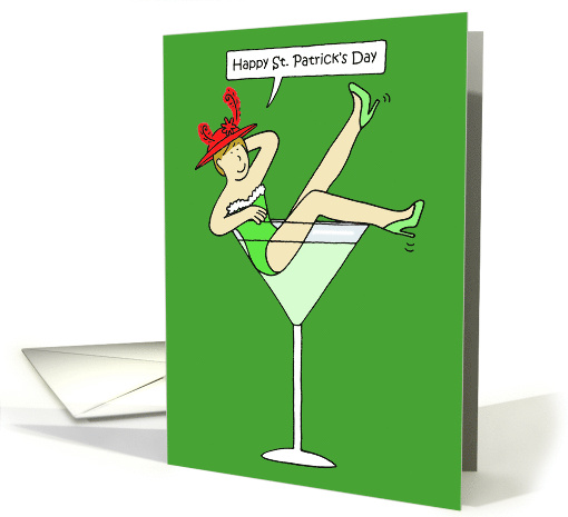 Happy St. Patrick's Day to Red Hat Friend Fun Lady in... (1519252)