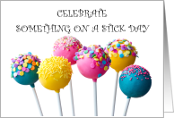 Something on a Stick Day March 28th Cake Pops card