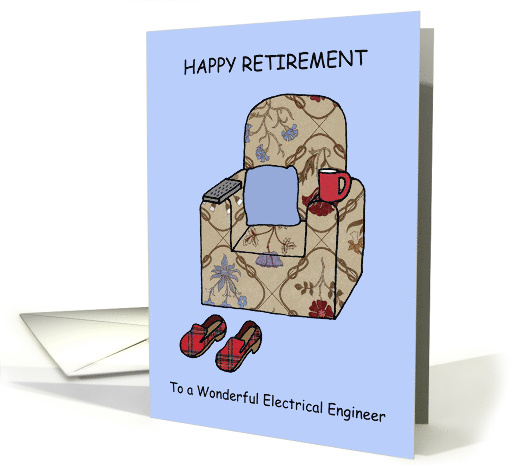 Electrical Engineer Retirement Cartoon Humour Armchair... (1526124)