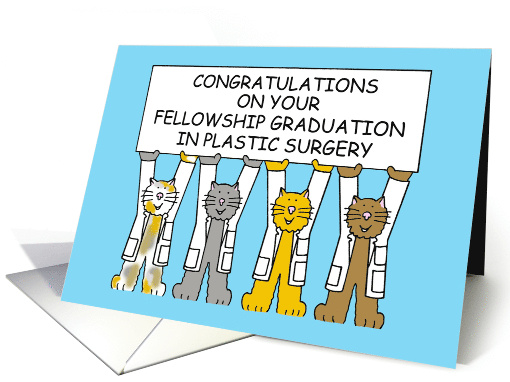 Congratulations on Fellowship Graduation in Plastic Surgery card