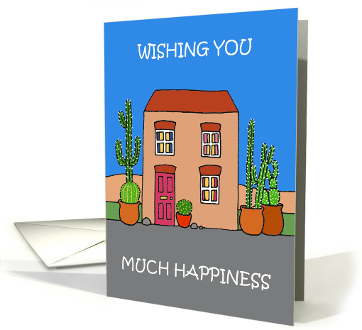 New Home Congratulations South West Desert Cactus Landscape card