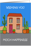 New Home Congratulations South West Desert Cactus Landscape card