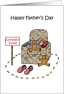 Happy Father’s Day from Twins Cartoon Comfort Zone Humor card