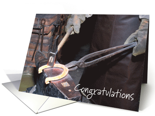 Congratulations on Becoming a Licensed Farrier Horseshoe... (1542968)