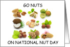 National Nut Day October 22nd Nut Selection card