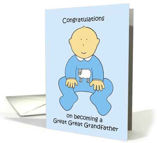 Great Great Grandfather Congratulations Baby Boy card (1547802)