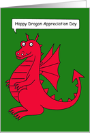 Dragon Appreciation Day, January 16th. card