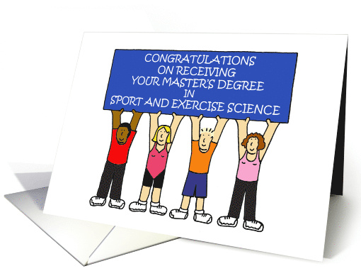 Congratulations on Master's Degree in Sport and Exercise Science card