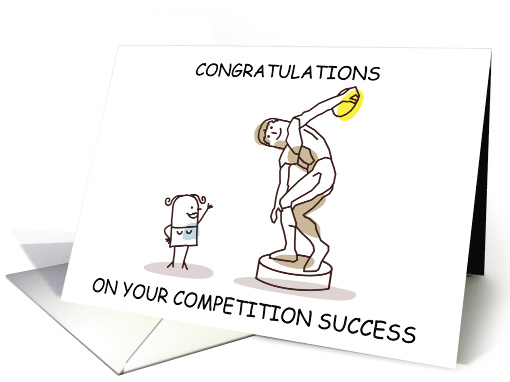 Congratulations Discus Competition Success. card (1569444)