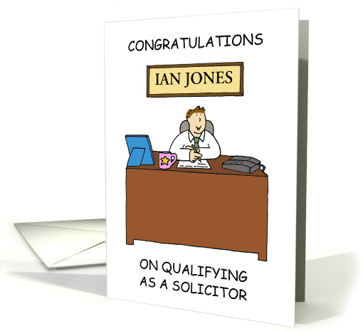 Congratulations on Qualifying as a Solicitor Cartoon... (1571290)