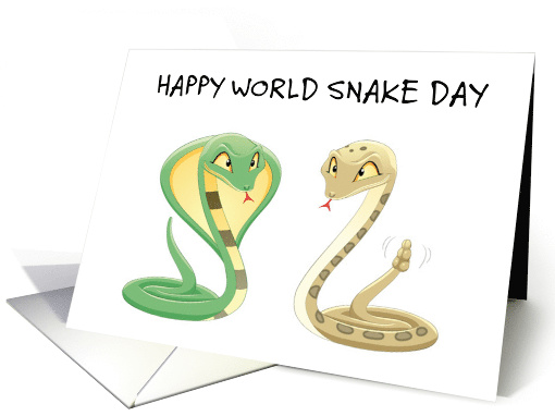 Happy World Snake Day July 16th Pit Viper and Cobra... (1573630)
