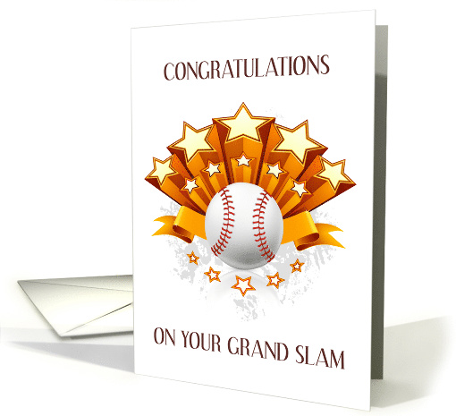 Congratulations on Your Baseball Grand Slam card (1577006)