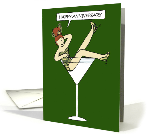 Missing You on Our Anniversary Sexy Cartoon Lady in... (1578202)