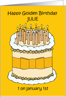 Golden Birthday 1 on the 1st to Personalize Any Name card