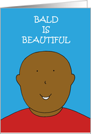 National Bald is Beautiful Day September 13th Africans American Male card
