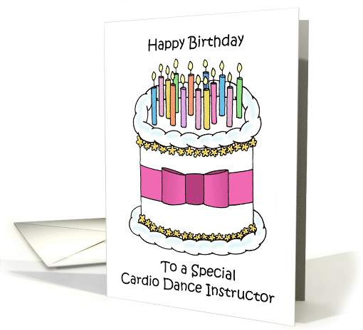 Happy Birthday to Cardio Dance Instructor card (1585168)