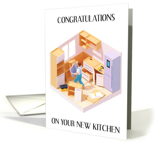 Congratulations on Your New Kitchen card (1598334)
