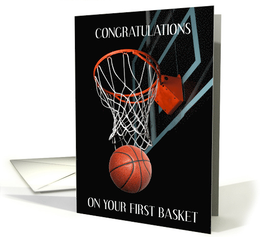 Congratulations First Basket in Basketball card (1598492)