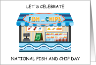 National Fish and Chip Day June 5th card