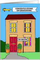 Coronavirus Self-isolation Congratulations on Graduating Cartoon card