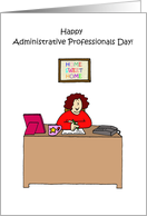 Coronavirus Self-isolating Happy Administrative Professionals Day card