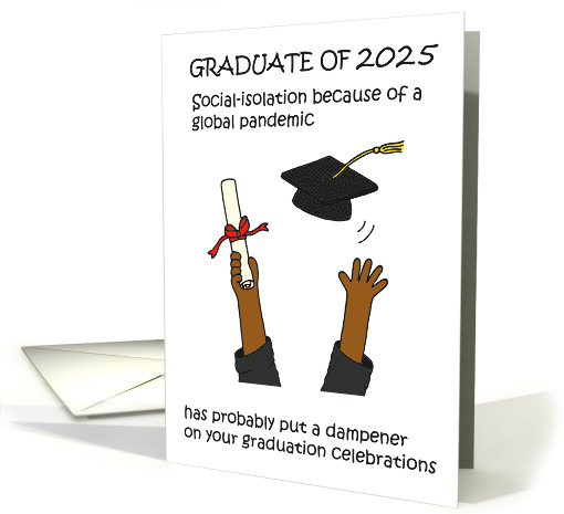 Coronavirus Graduation 2023 Congratulations African American card